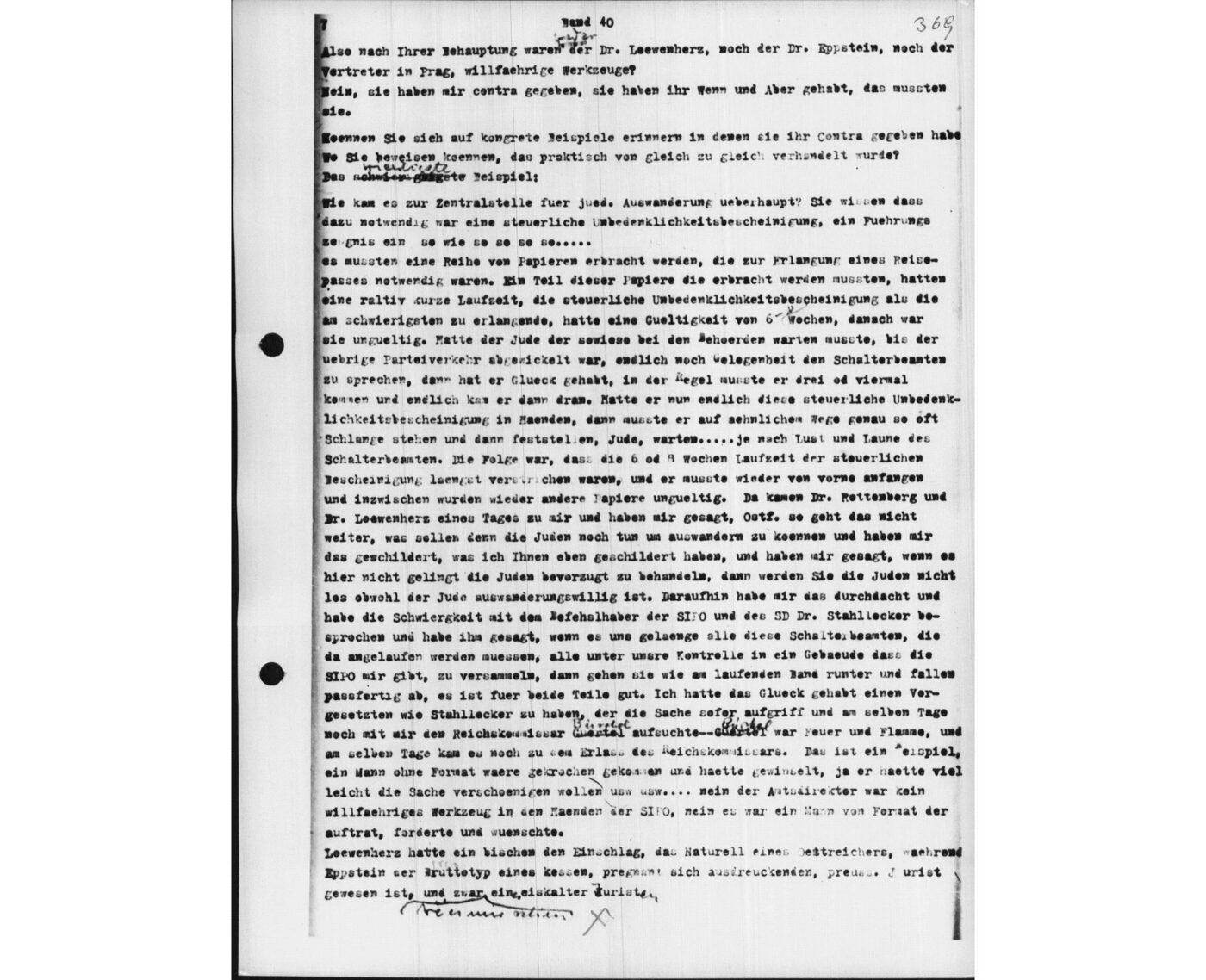 Scan 00008 of the Sassen transcript, O.65 file 87.