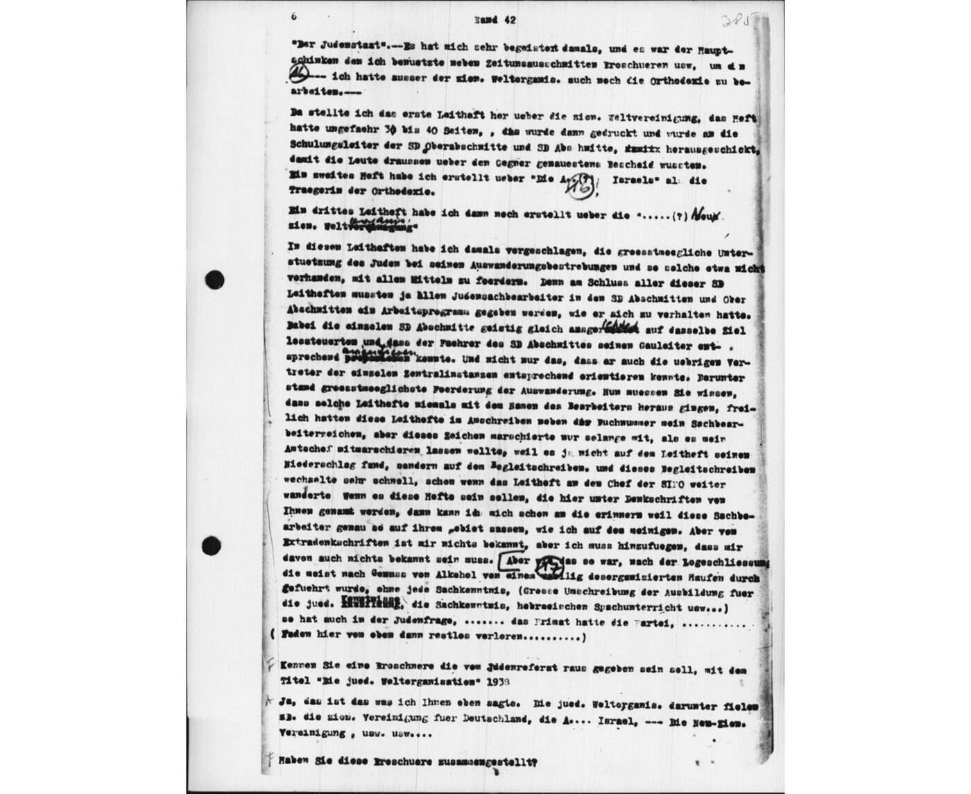 Scan 00025 of the Sassen transcript, O.65 file 87.