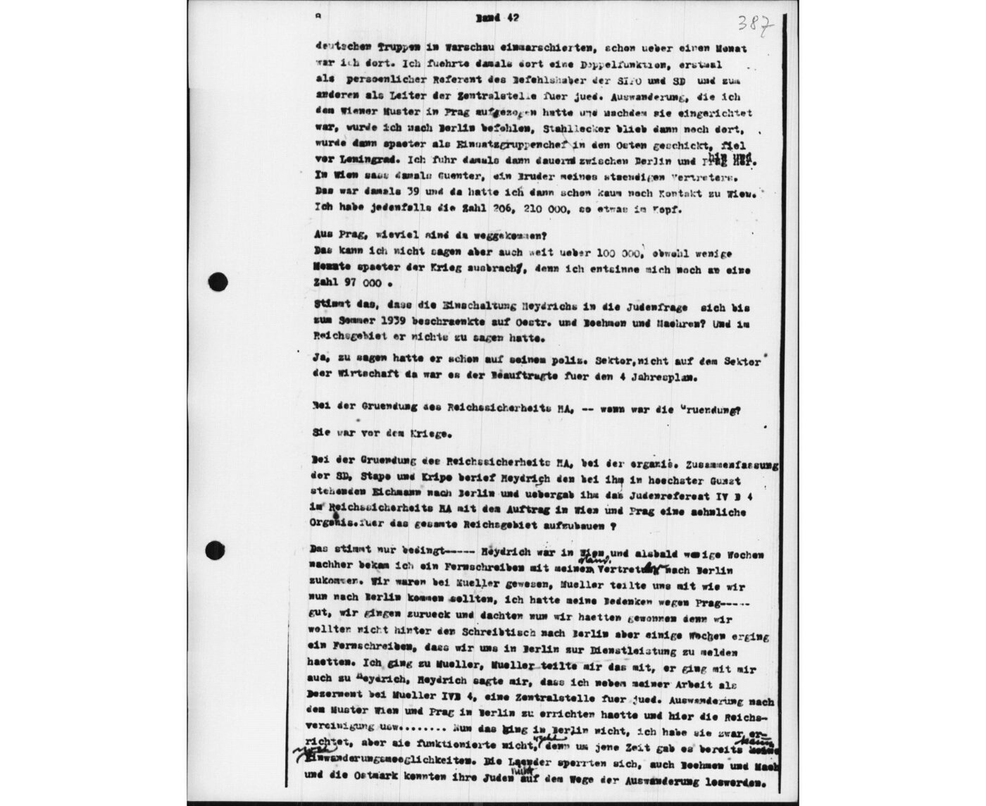 Scan 00027 of the Sassen transcript, O.65 file 87.