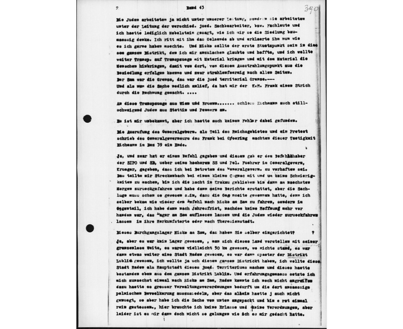 Scan 00030 of the Sassen transcript, O.65 file 87.