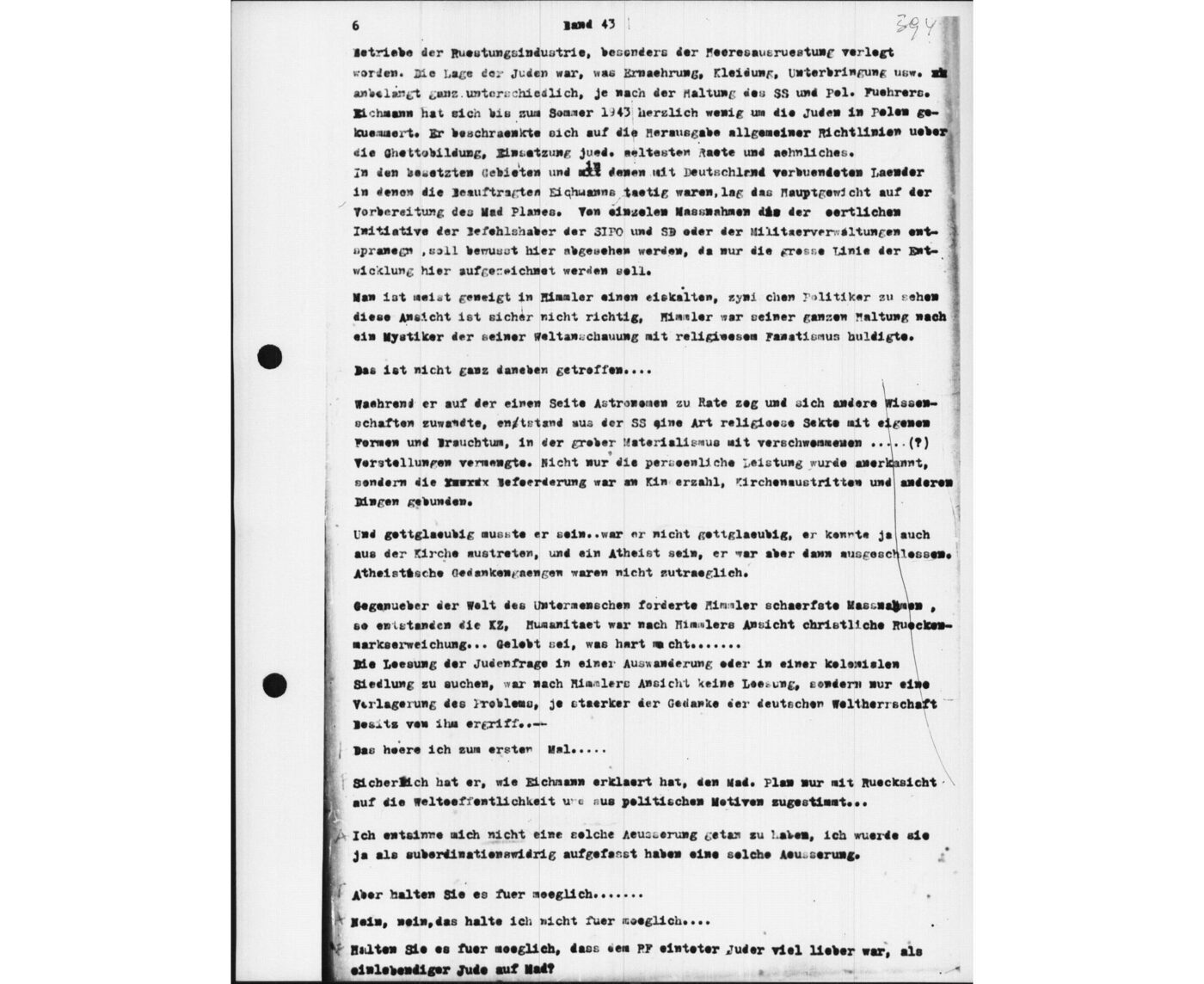 Scan 00034 of the Sassen transcript, O.65 file 87.