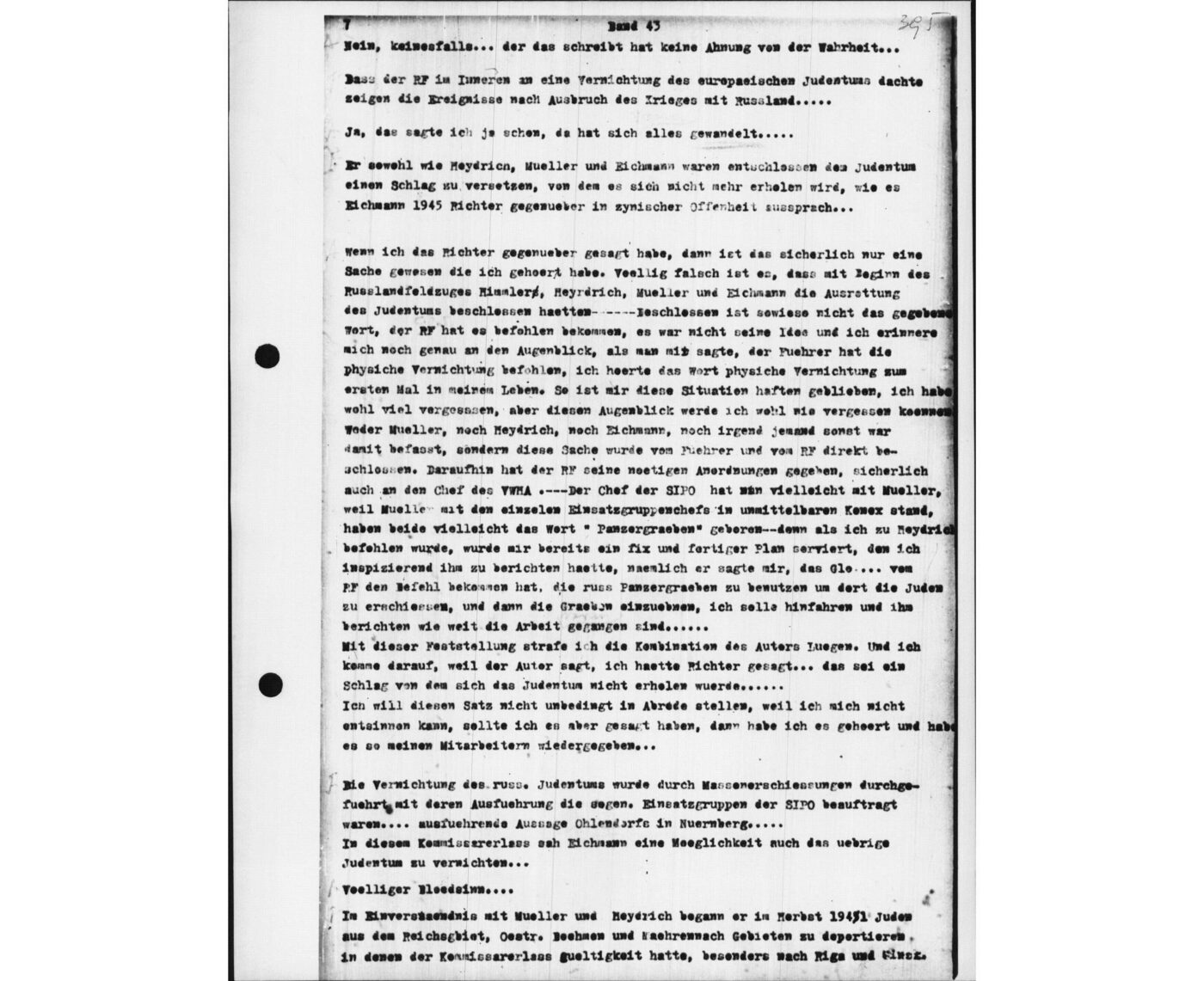 Scan 00035 of the Sassen transcript, O.65 file 87.
