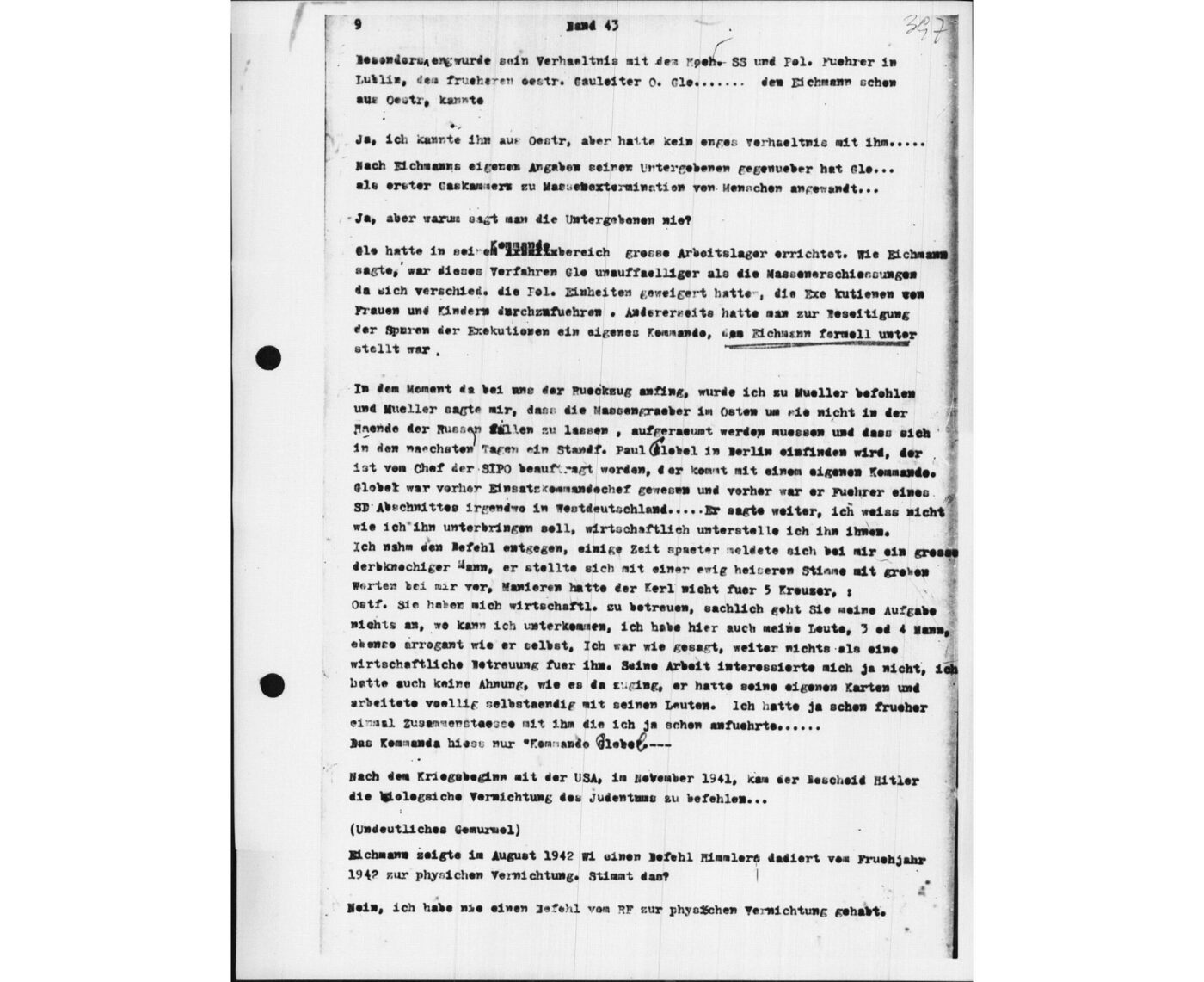 Scan 00037 of the Sassen transcript, O.65 file 87.