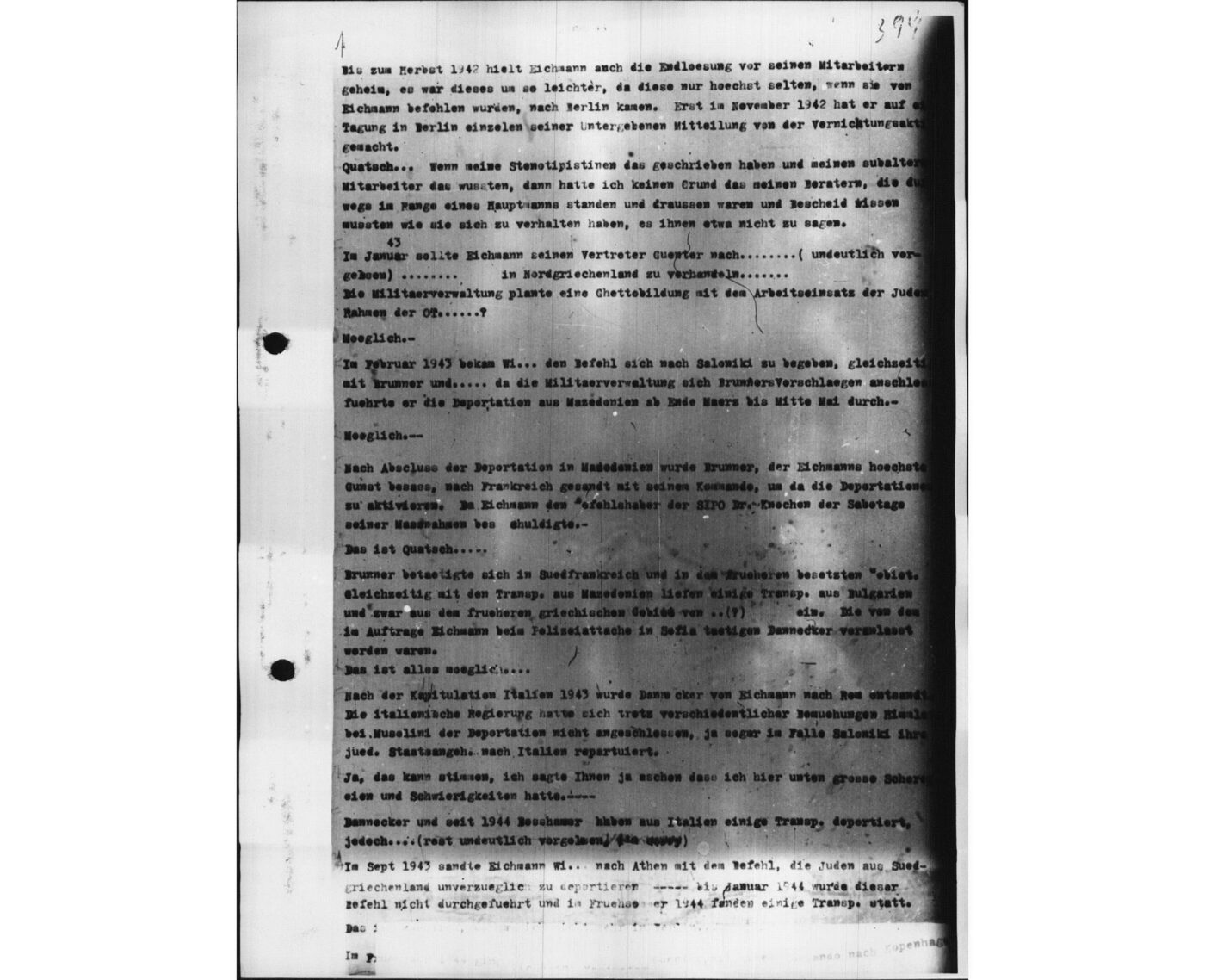 Scan 00039 of the Sassen transcript, O.65 file 87.