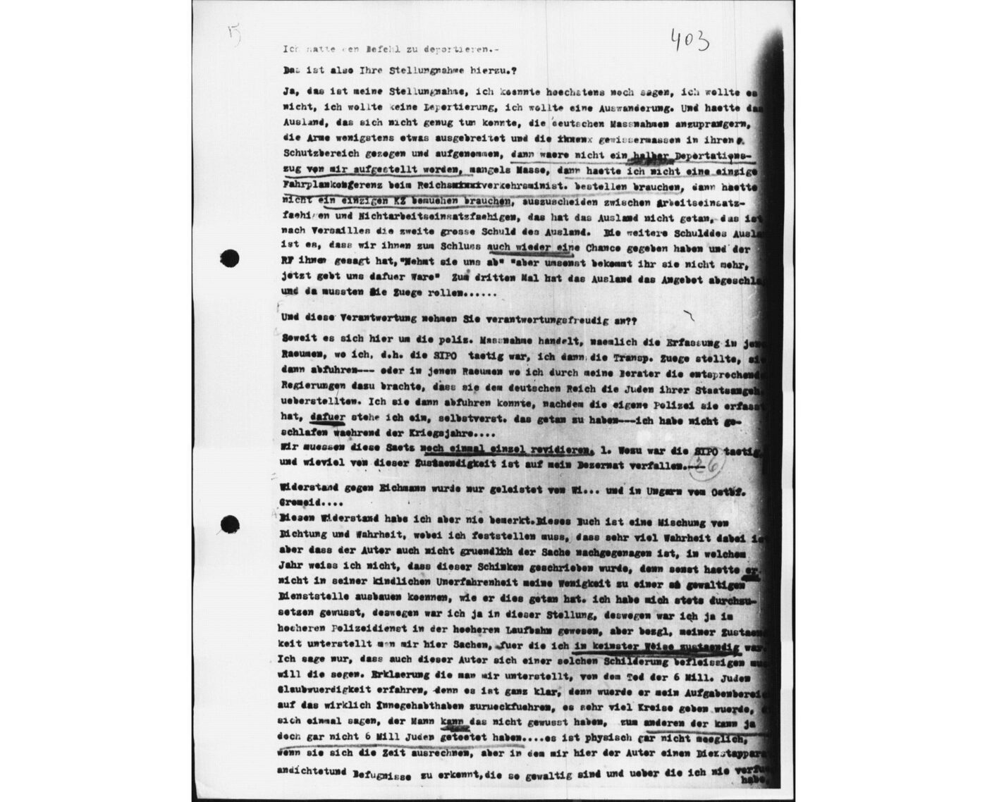 Scan 00043 of the Sassen transcript, O.65 file 87.