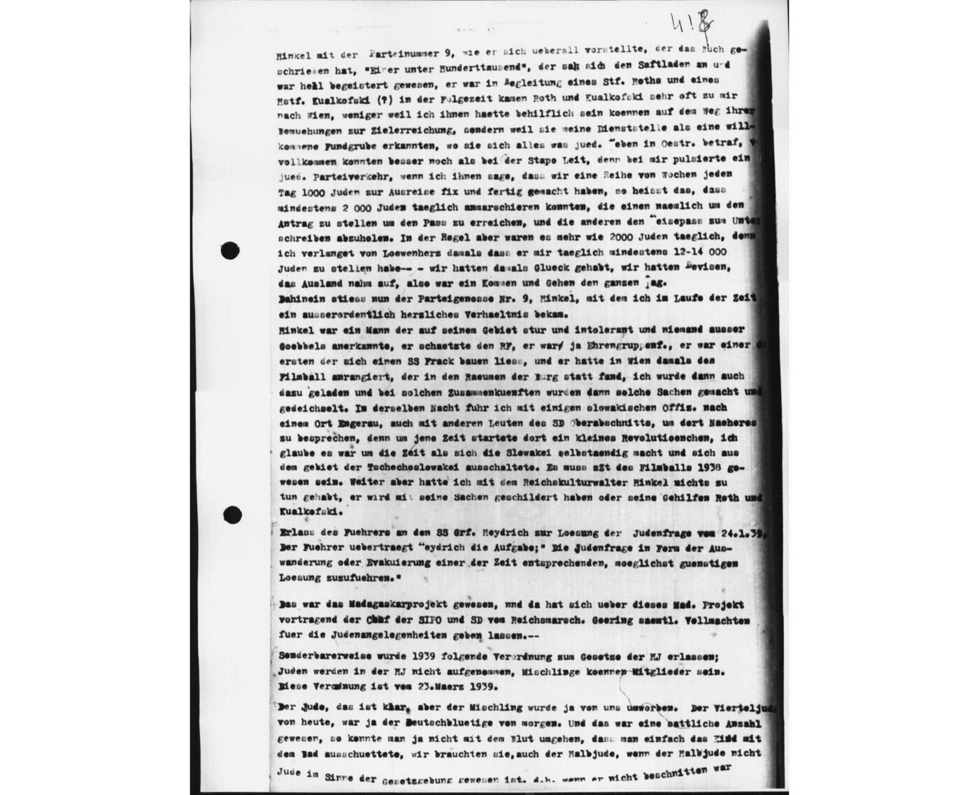 Scan 00058 of the Sassen transcript, O.65 file 87.
