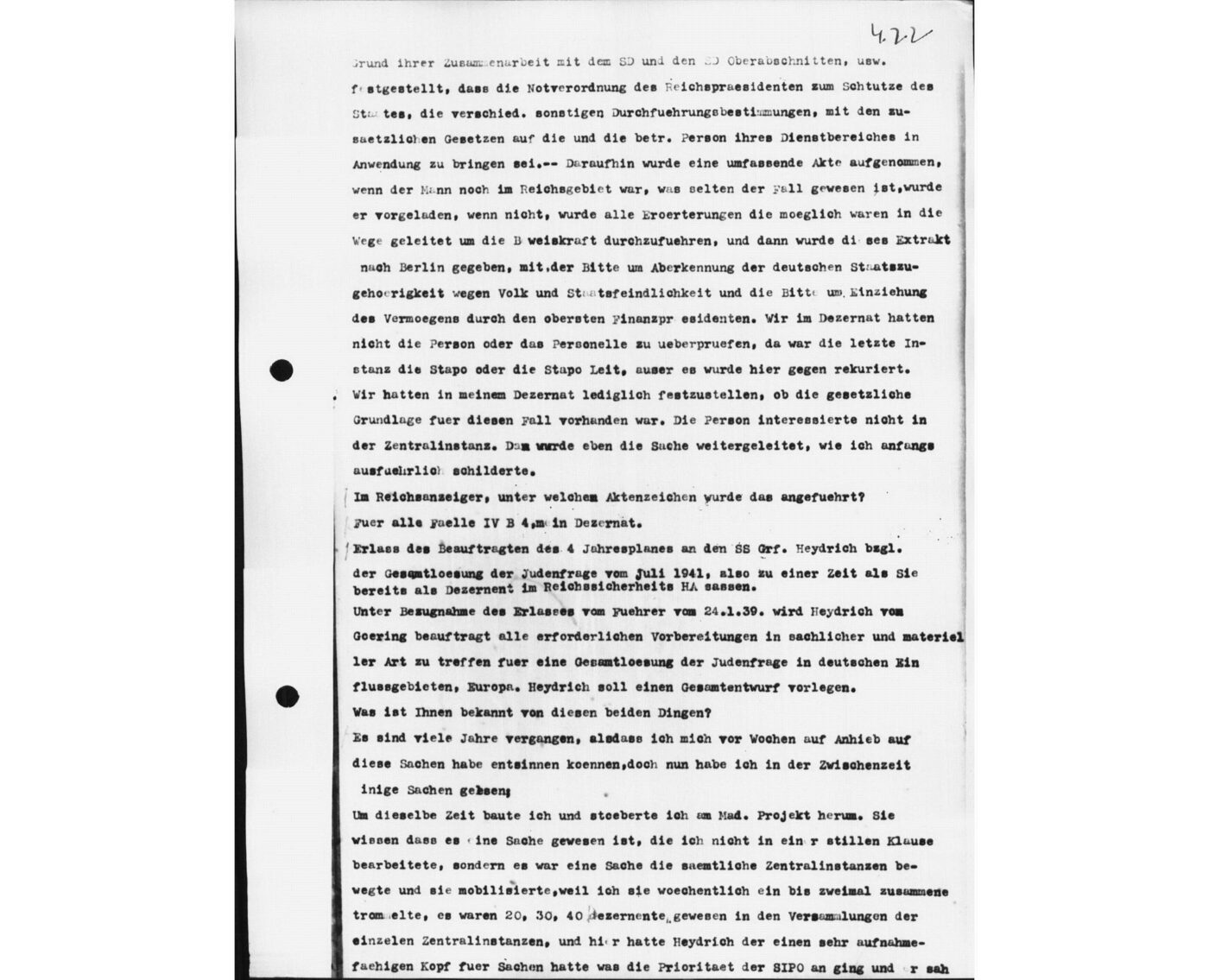 Scan 00062 of the Sassen transcript, O.65 file 87.