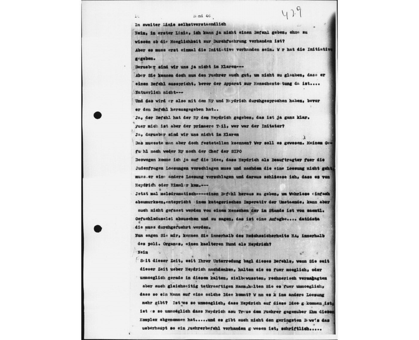 Scan 00069 of the Sassen transcript, O.65 file 87.