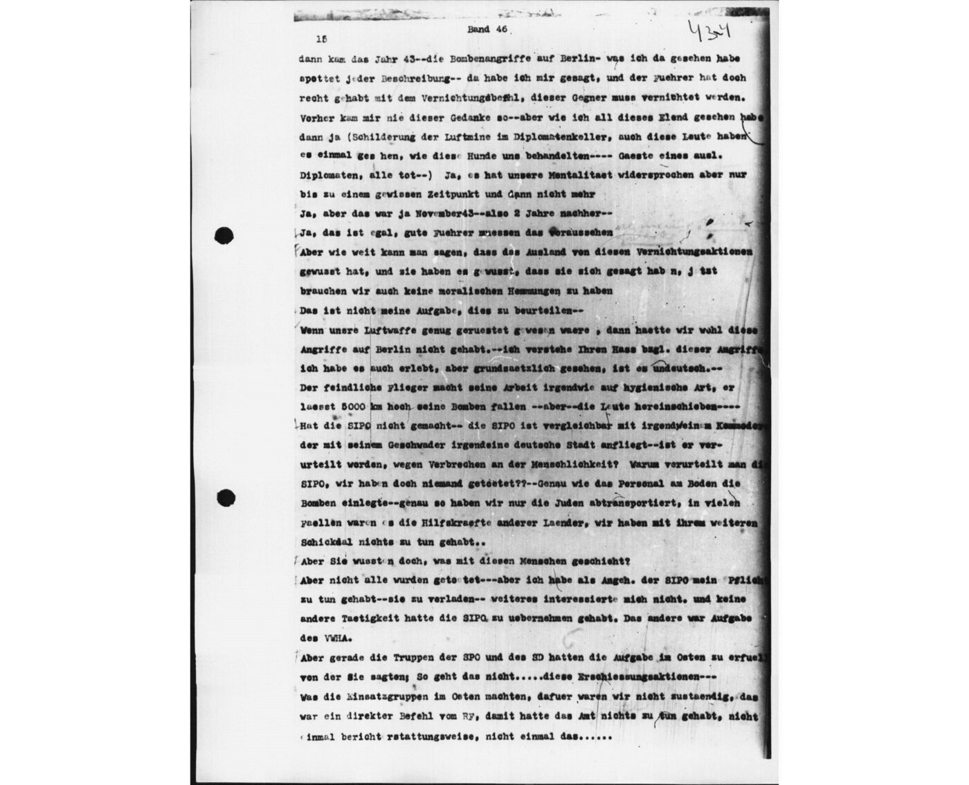 Scan 00074 of the Sassen transcript, O.65 file 87.