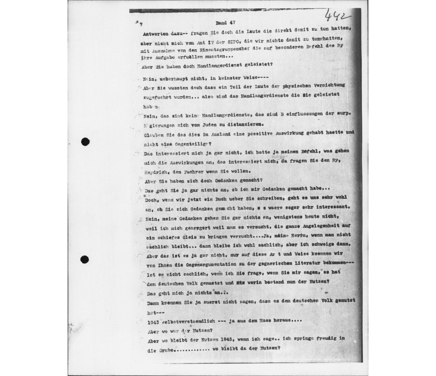 Scan 00083 of the Sassen transcript, O.65 file 87.