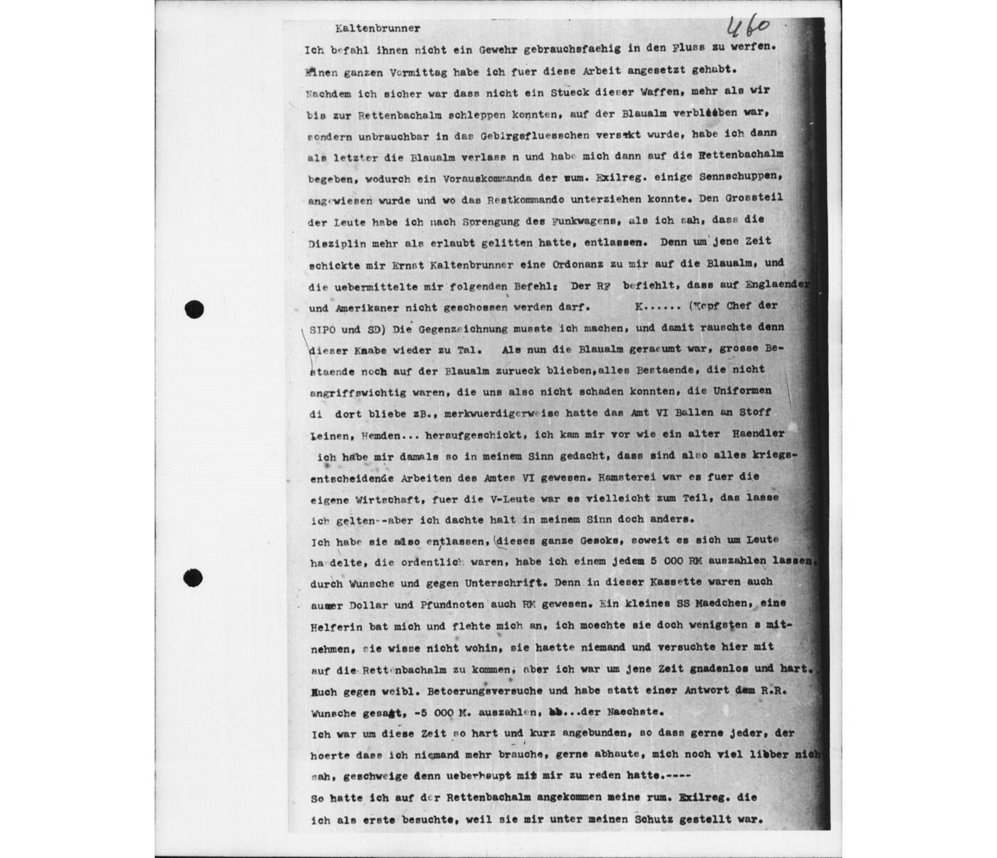 Scan 00101 of the Sassen transcript, O.65 file 87.