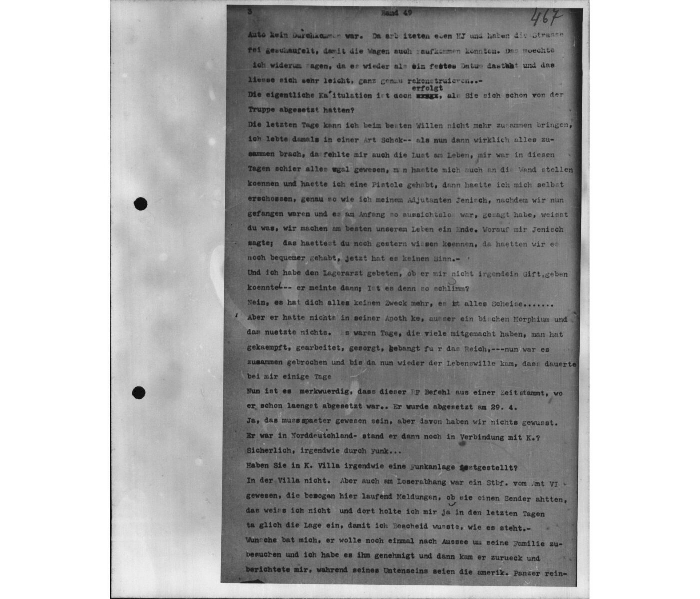 Scan 00108 of the Sassen transcript, O.65 file 87.