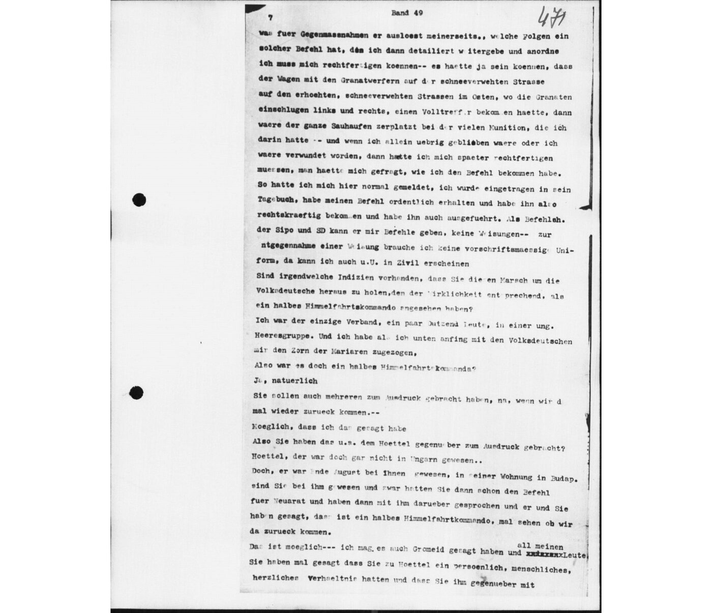 Scan 00112 of the Sassen transcript, O.65 file 87.
