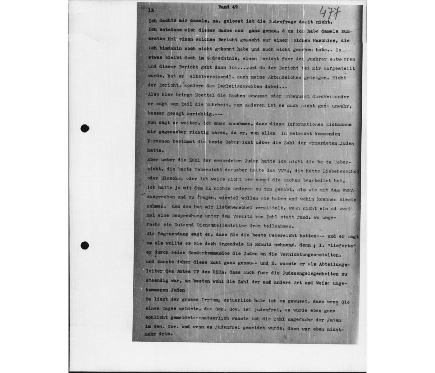 Scan 00118 of the Sassen transcript, O.65 file 87.