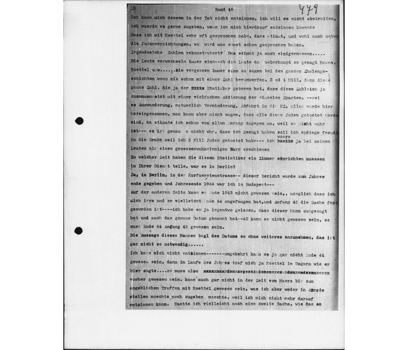 Scan 00120 of the Sassen transcript, O.65 file 87.