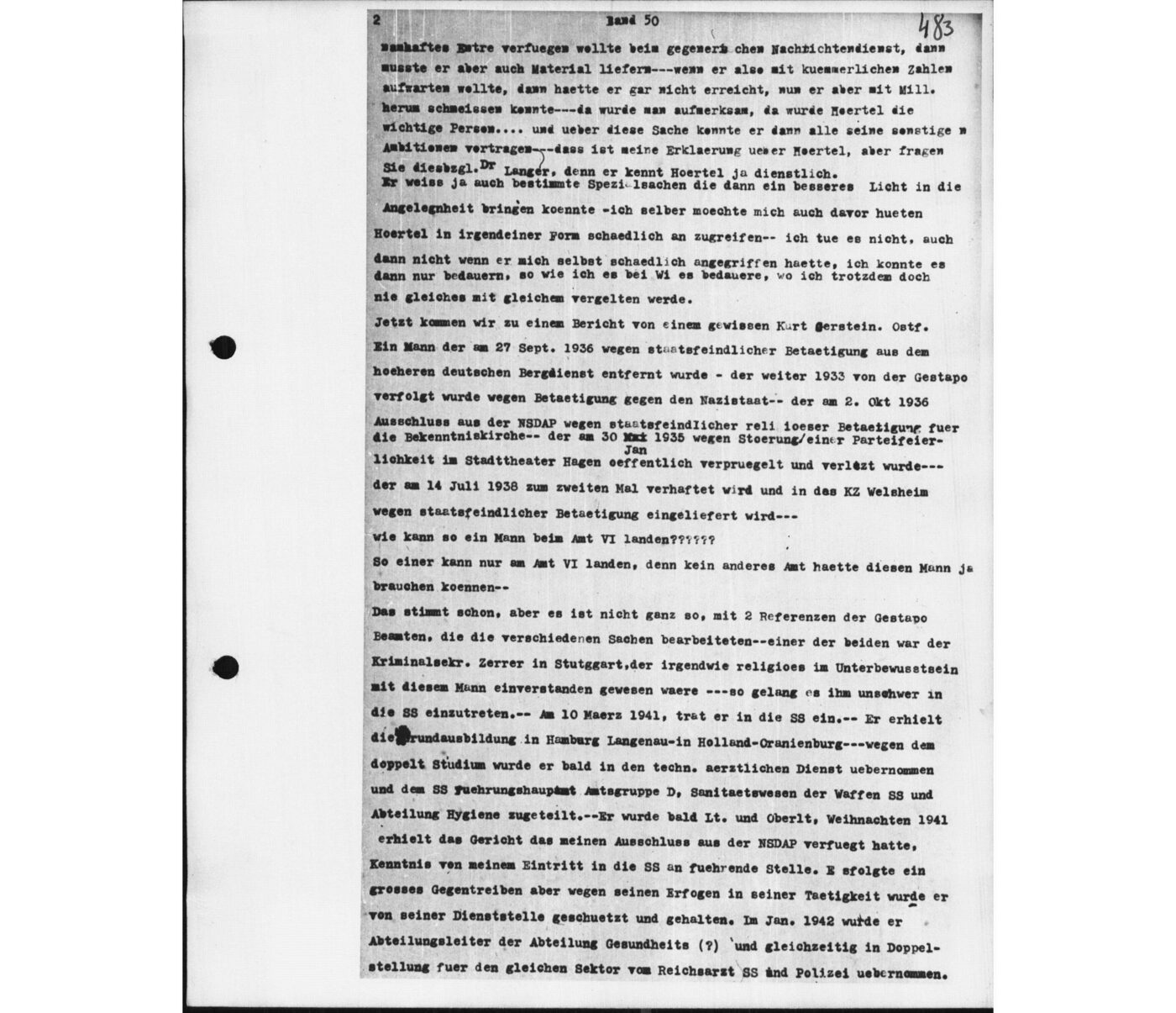 Scan 00124 of the Sassen transcript, O.65 file 87.