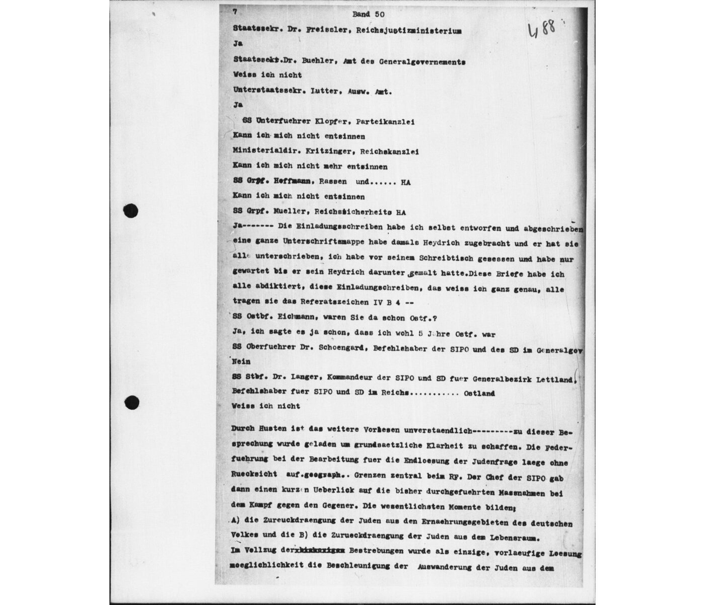 Scan 00129 of the Sassen transcript, O.65 file 87.