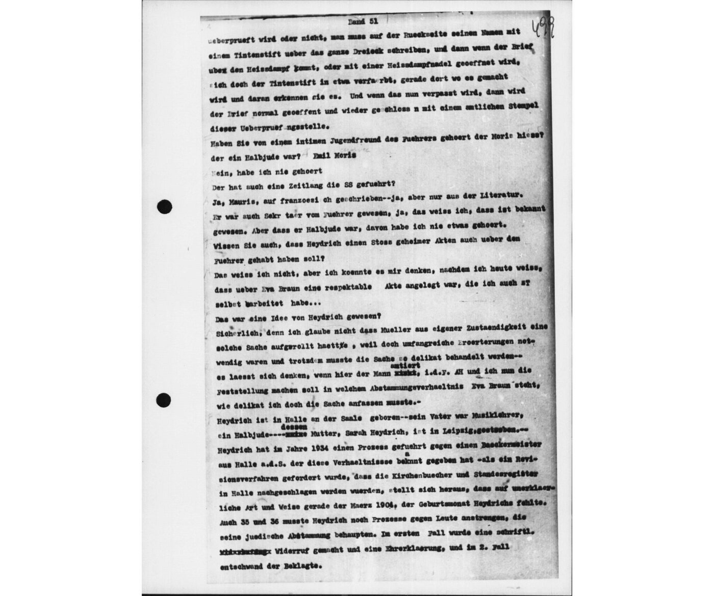 Scan 00140 of the Sassen transcript, O.65 file 87.