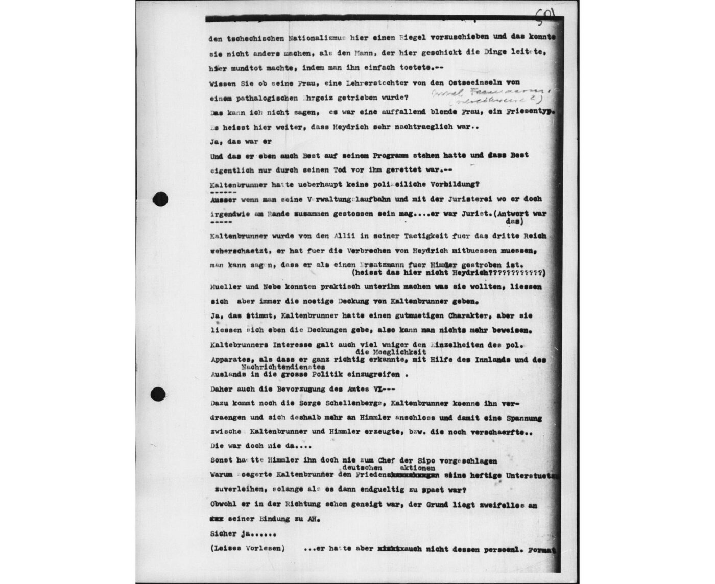 Scan 00142 of the Sassen transcript, O.65 file 87.