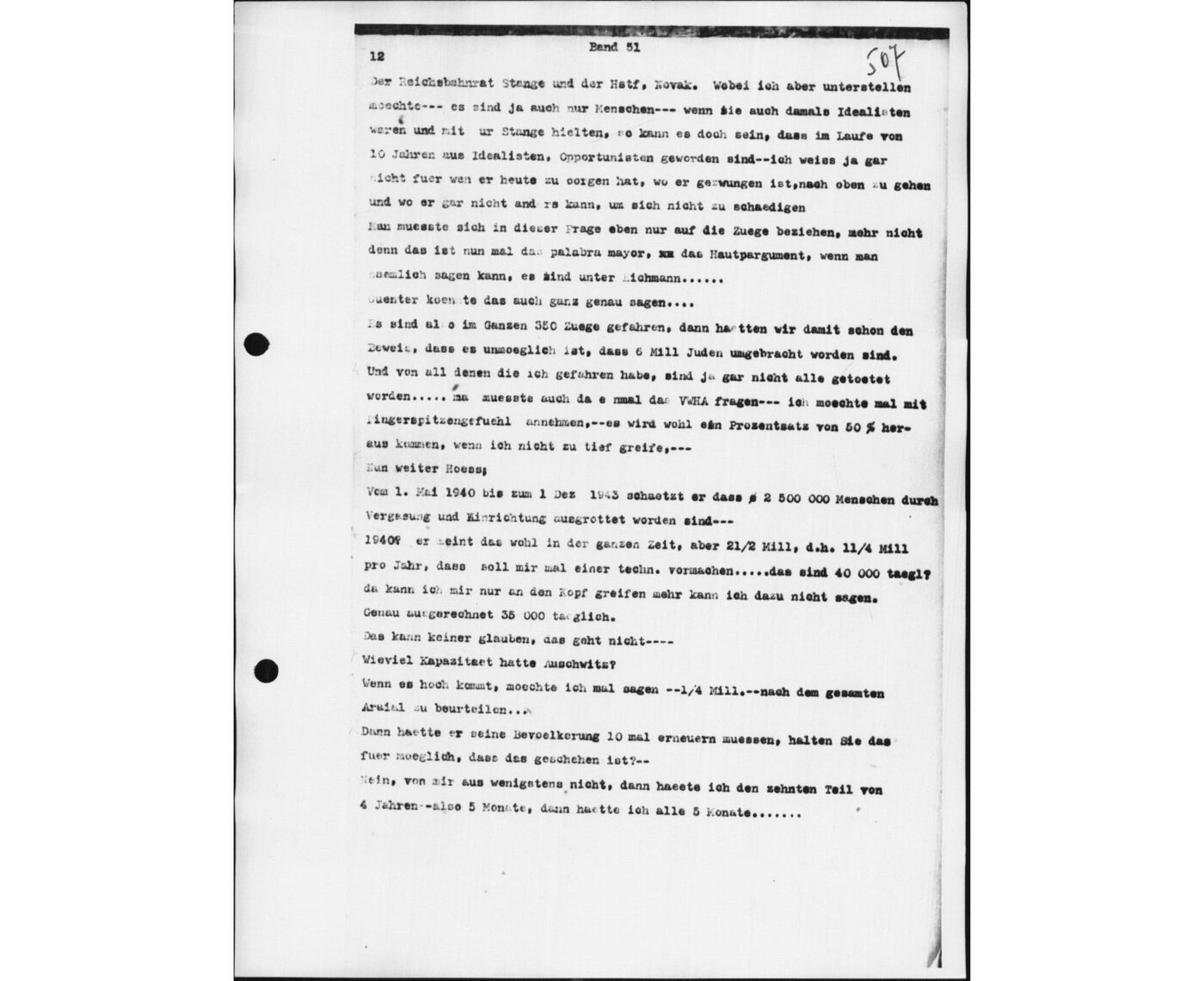 Scan 00148 of the Sassen transcript, O.65 file 87.