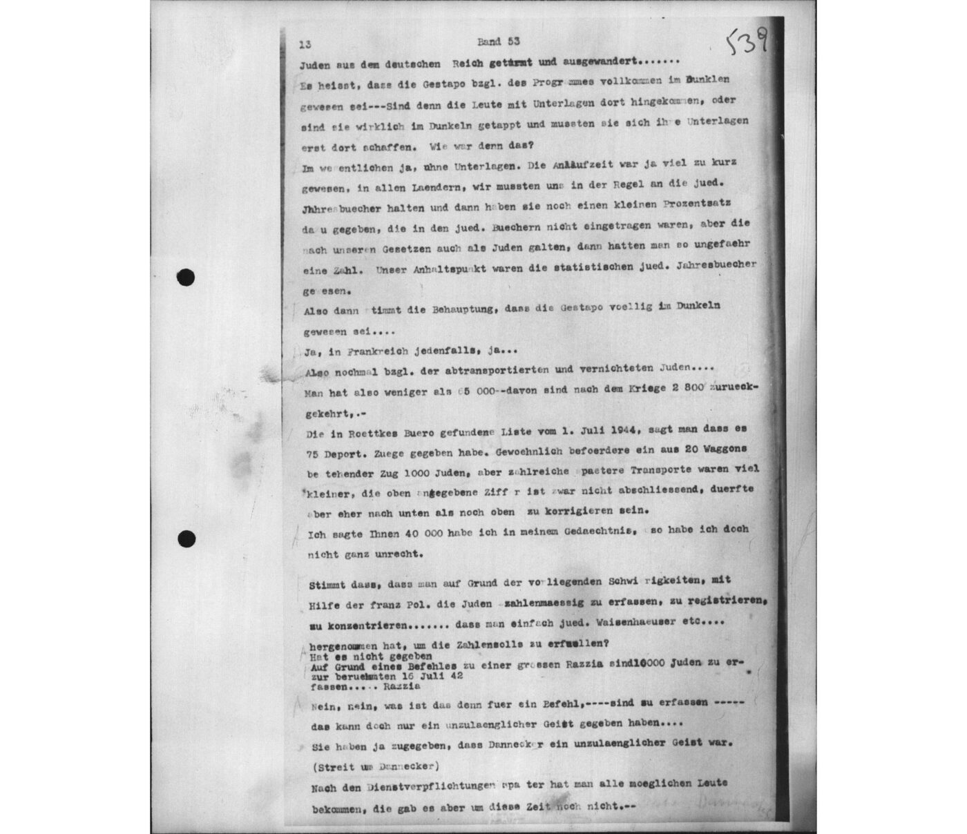 Scan 00014 of the Sassen transcript, O.65 file 88.