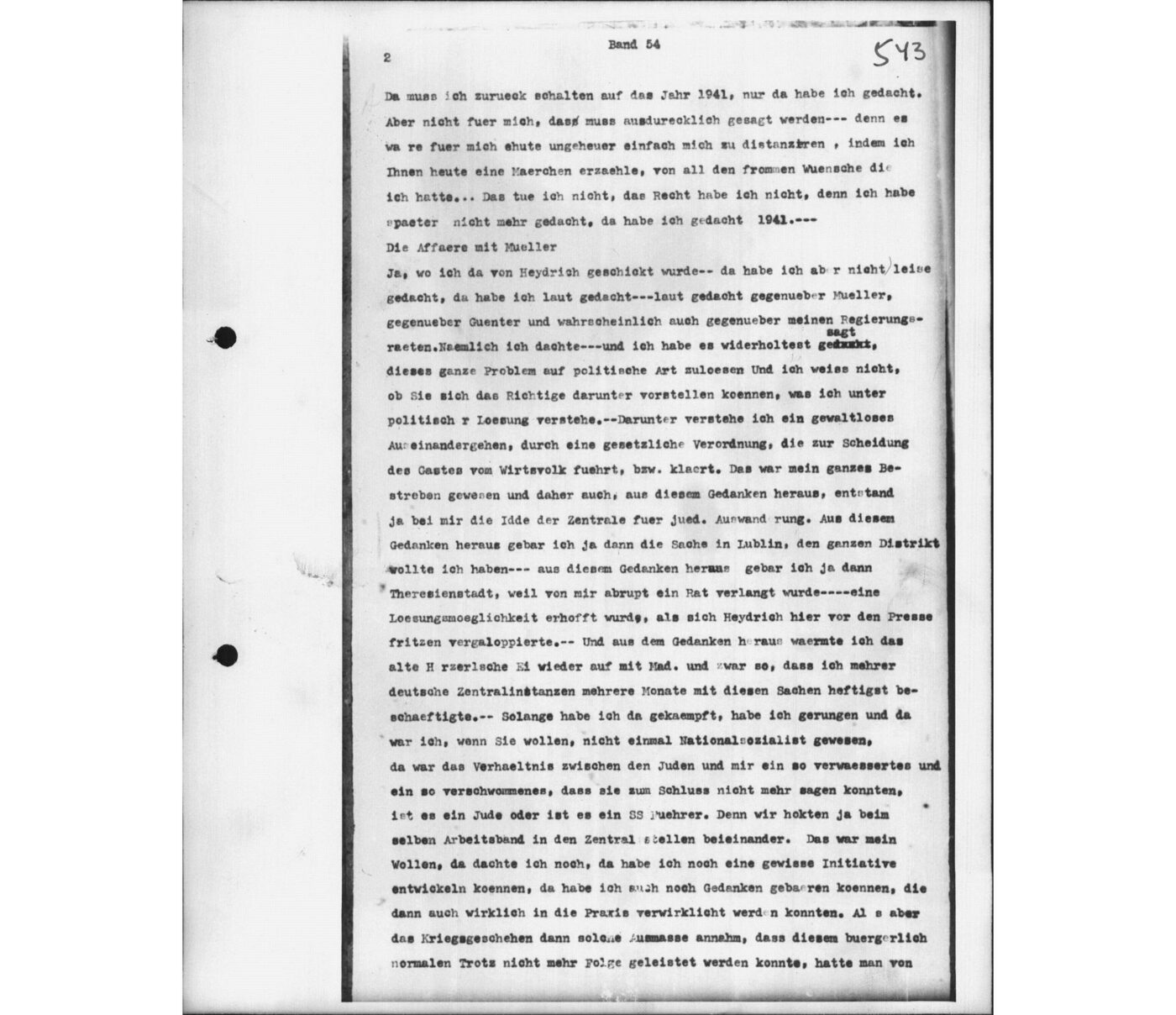 Scan 00018 of the Sassen transcript, O.65 file 88.