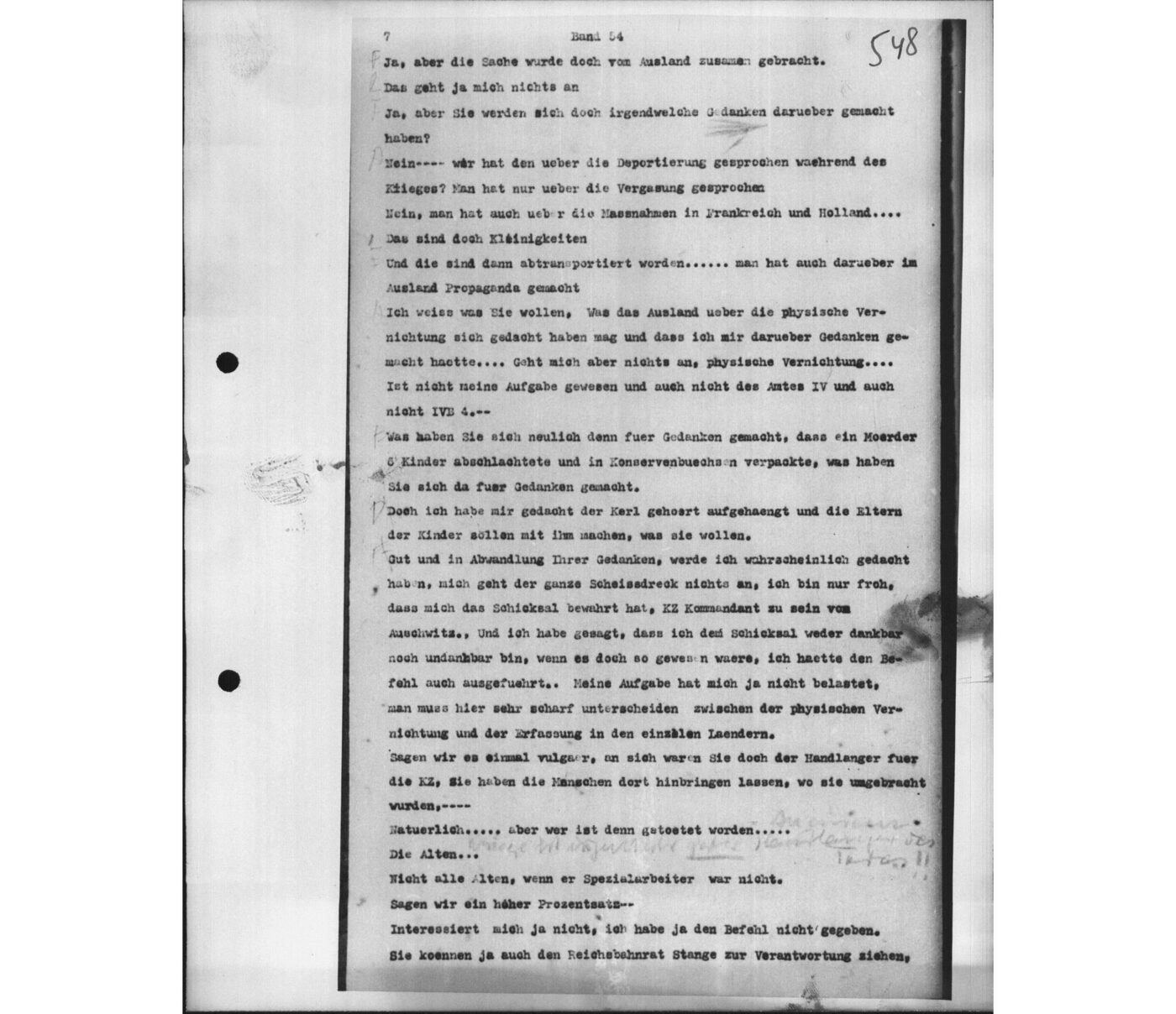 Scan 00023 of the Sassen transcript, O.65 file 88.