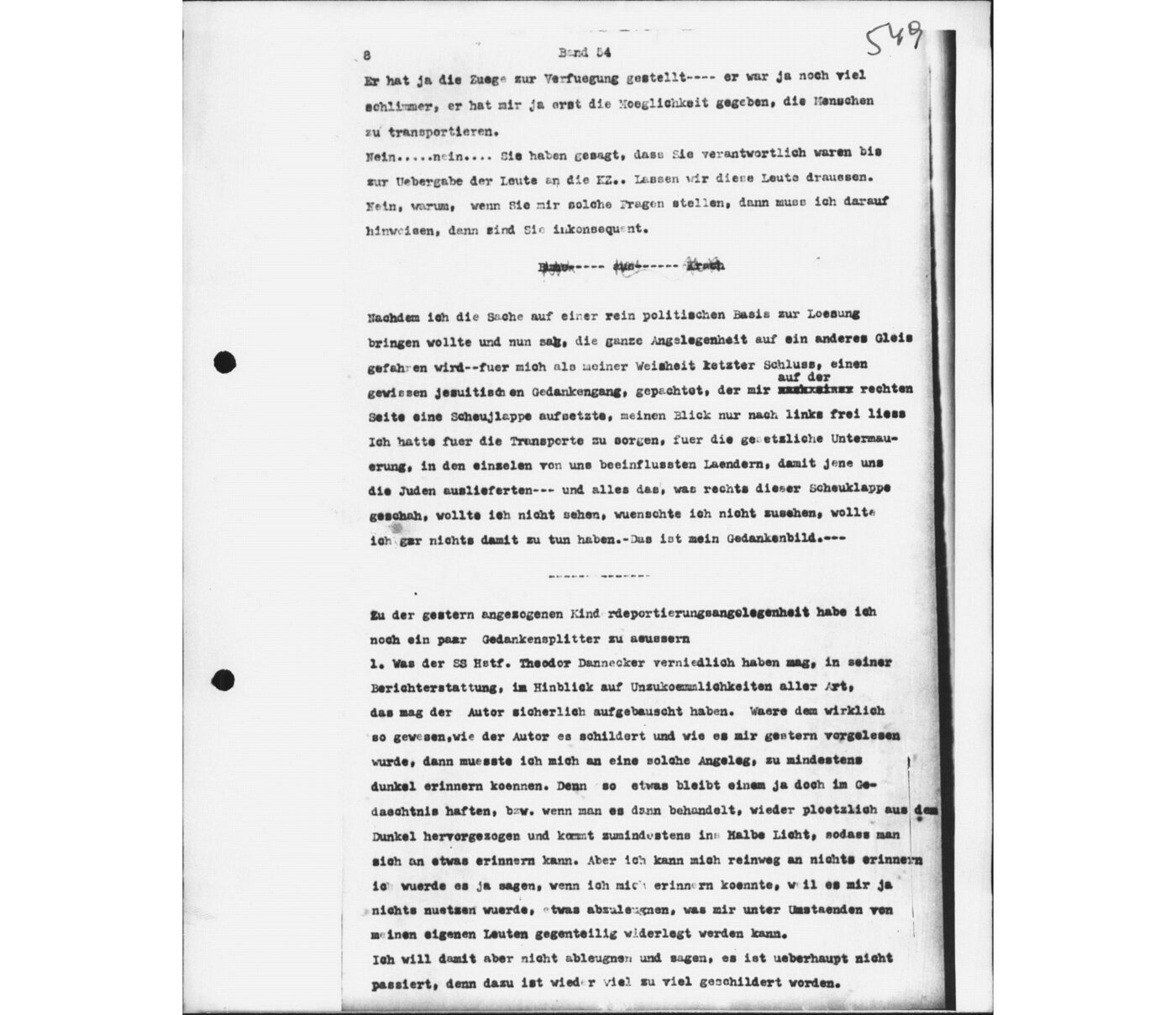 Scan 00024 of the Sassen transcript, O.65 file 88.