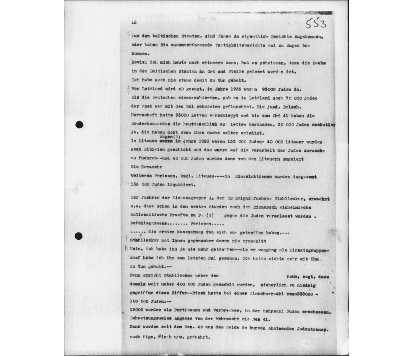 Scan 00028 of the Sassen transcript, O.65 file 88.
