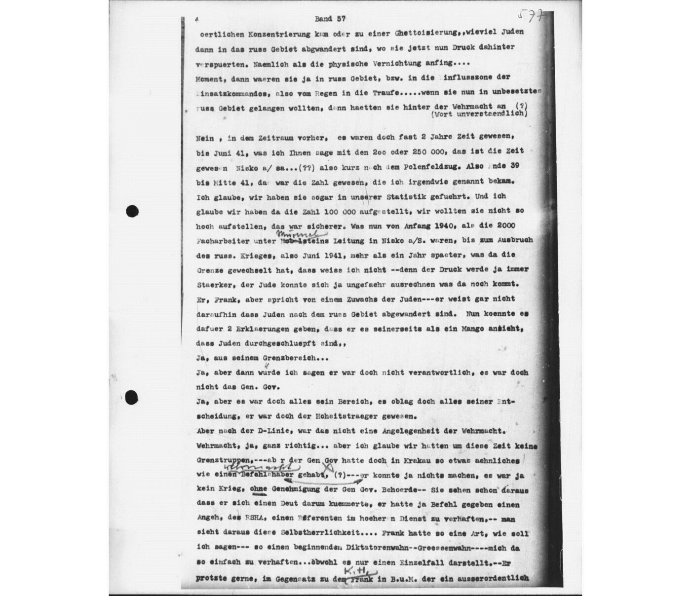 Scan 00051 of the Sassen transcript, O.65 file 88.