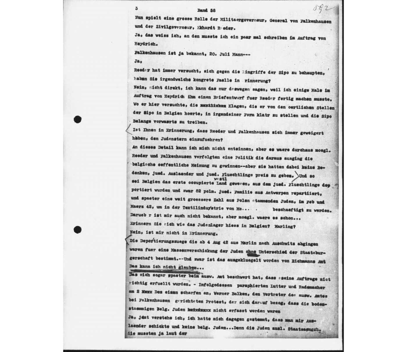 Scan 00066 of the Sassen transcript, O.65 file 88.