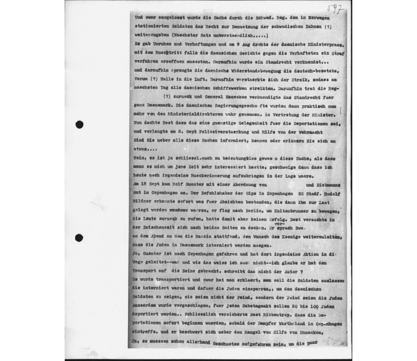 Scan 00071 of the Sassen transcript, O.65 file 88.