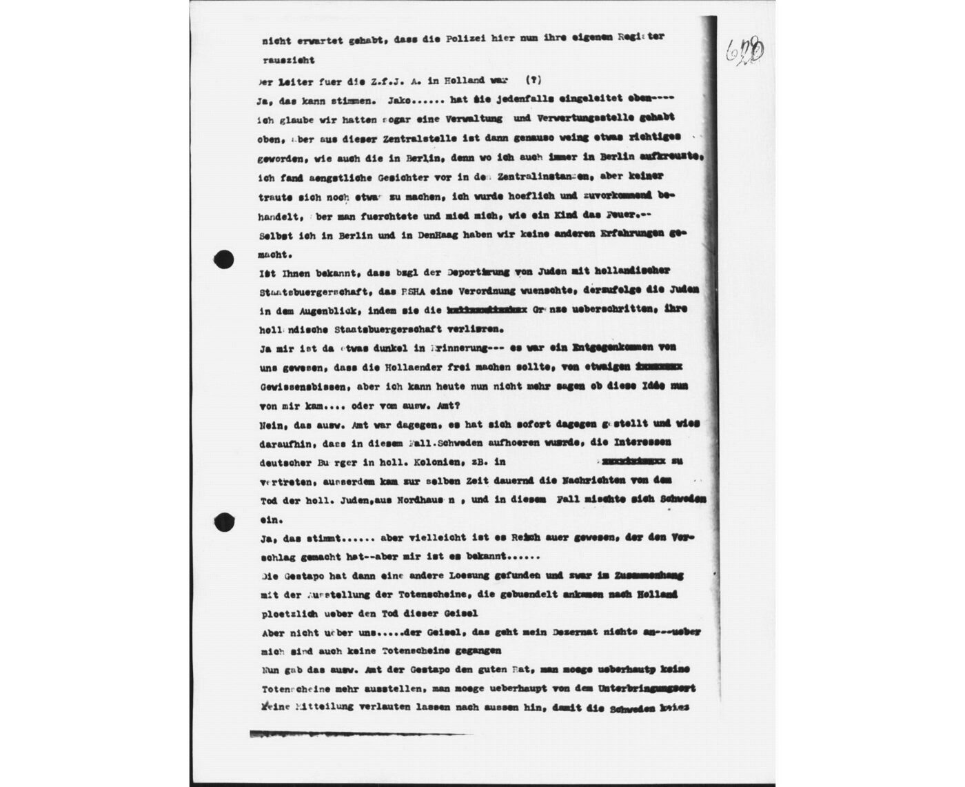 Scan 00094 of the Sassen transcript, O.65 file 88.