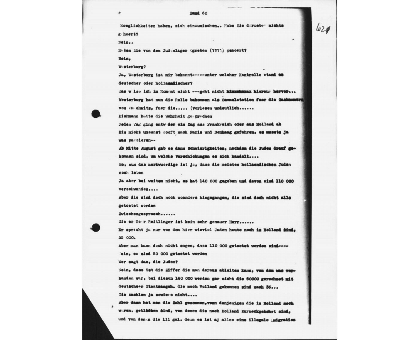 Scan 00095 of the Sassen transcript, O.65 file 88.