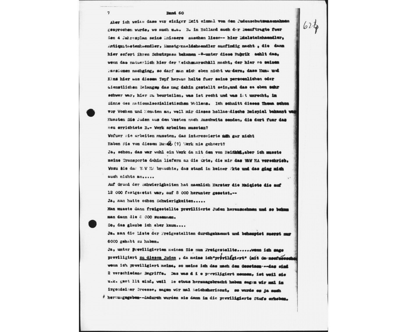 Scan 00097 of the Sassen transcript, O.65 file 88.
