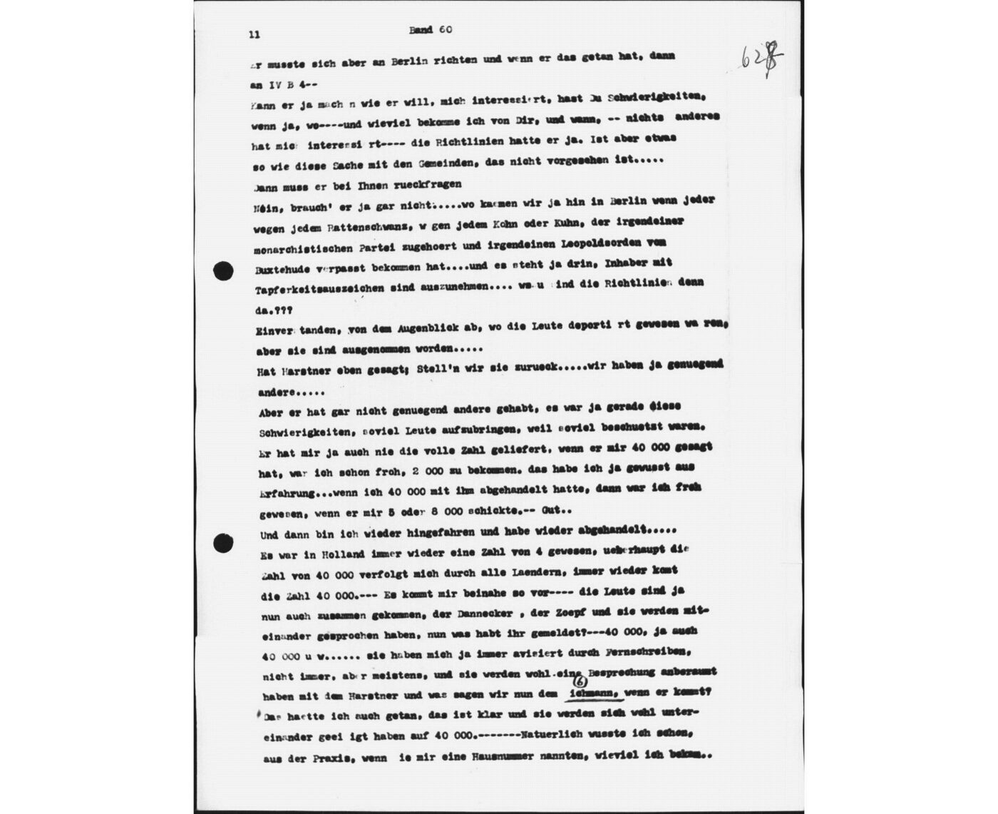 Scan 00101 of the Sassen transcript, O.65 file 88.