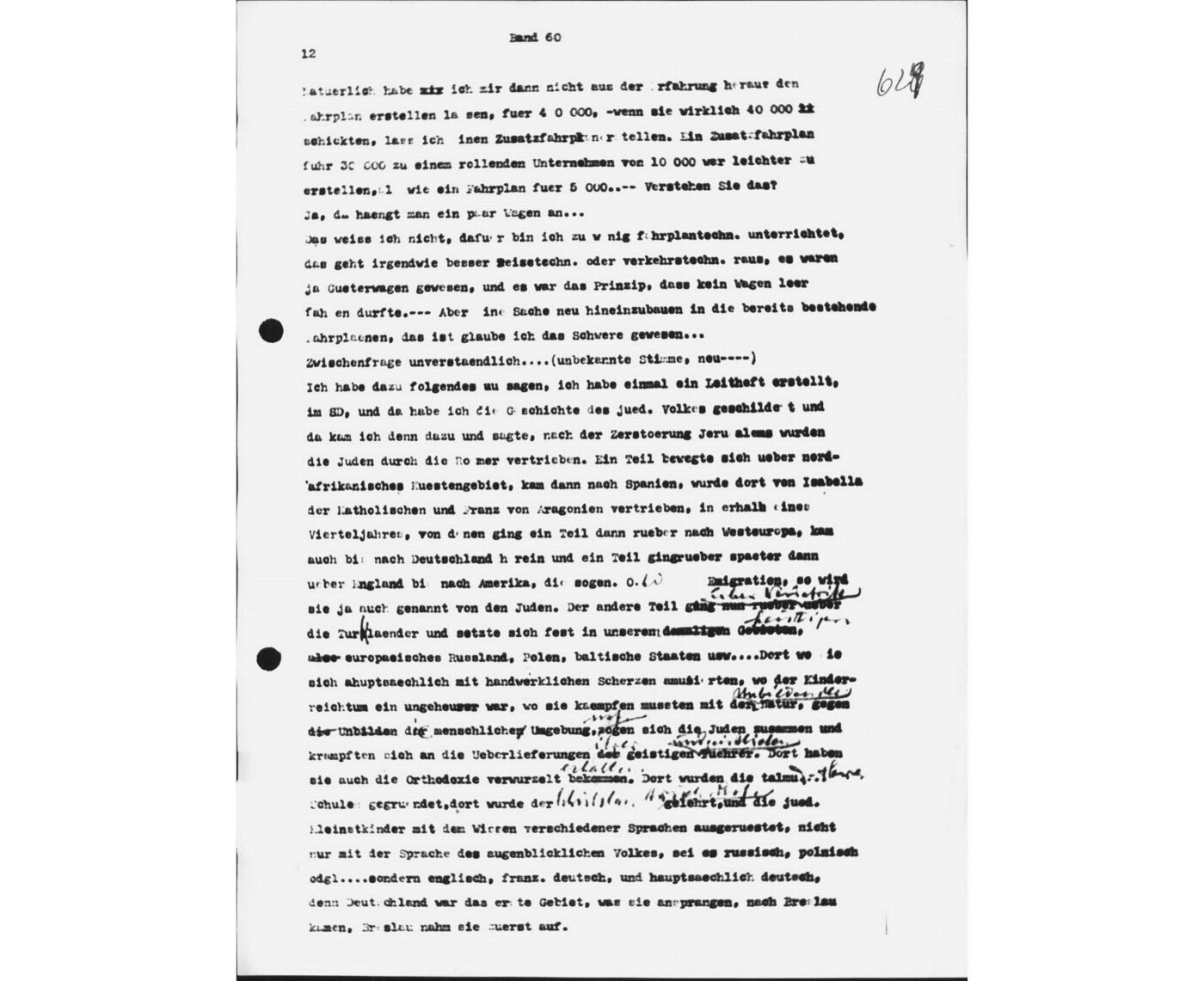 Scan 00102 of the Sassen transcript, O.65 file 88.