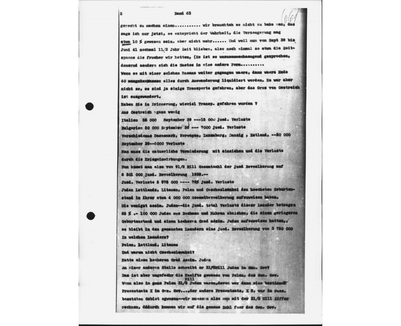 Scan 00134 of the Sassen transcript, O.65 file 88.