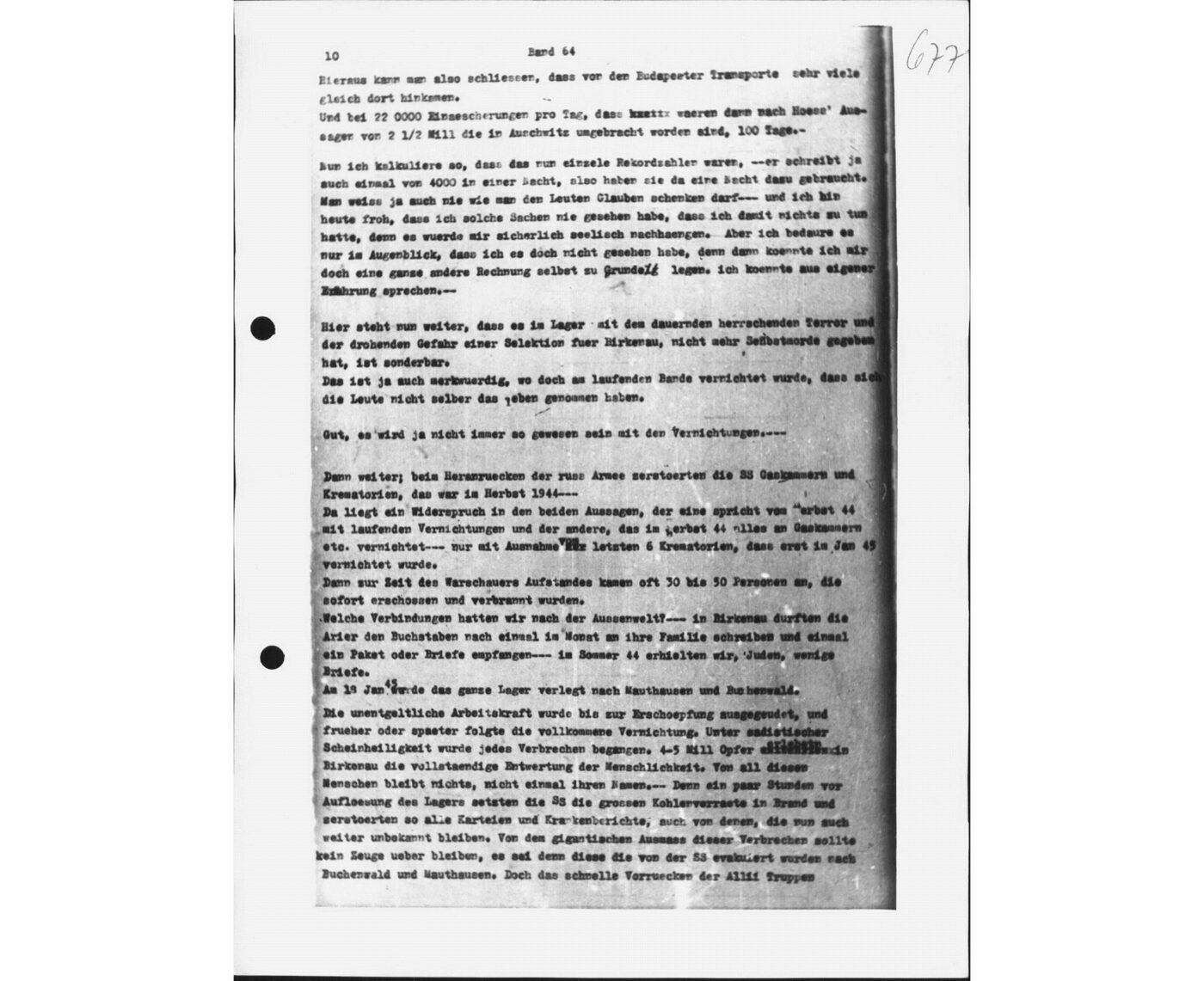 Scan 00150 of the Sassen transcript, O.65 file 88.