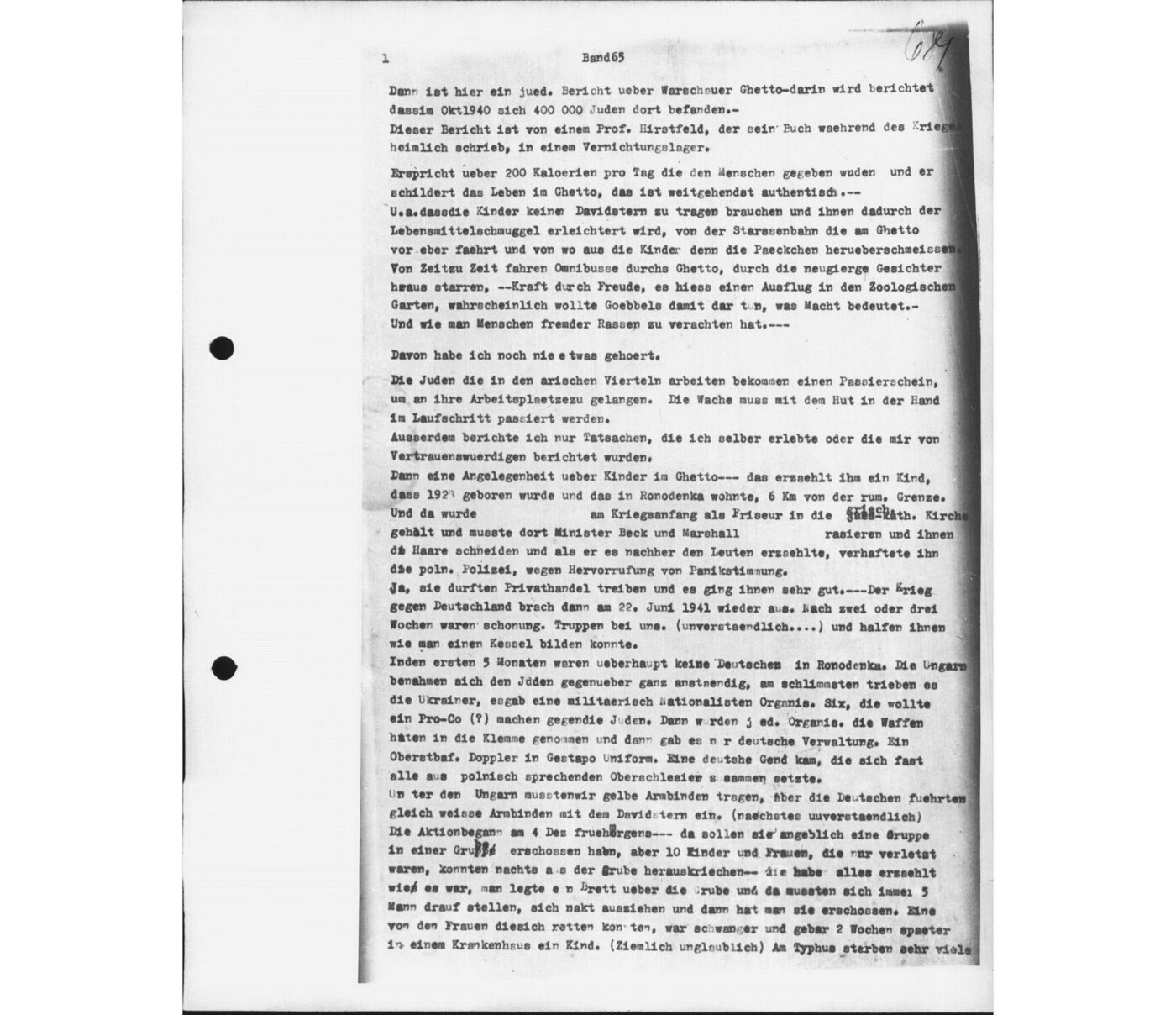 Scan 00154 of the Sassen transcript, O.65 file 88.