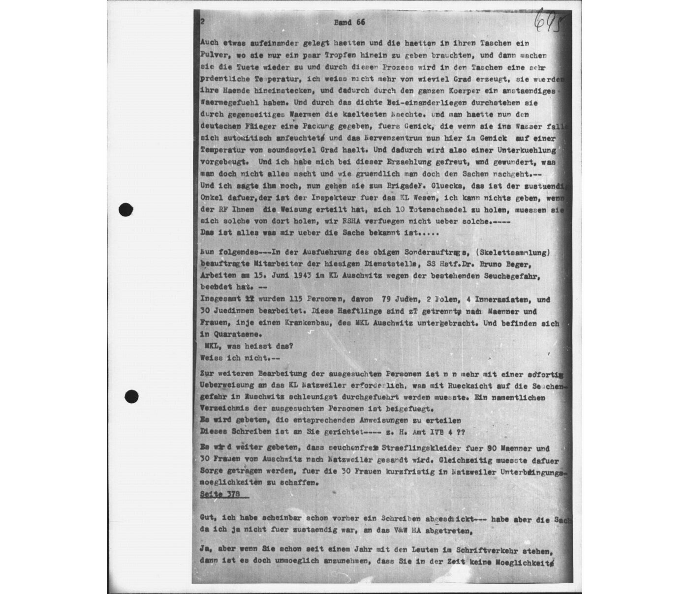 Scan 00168 of the Sassen transcript, O.65 file 88.